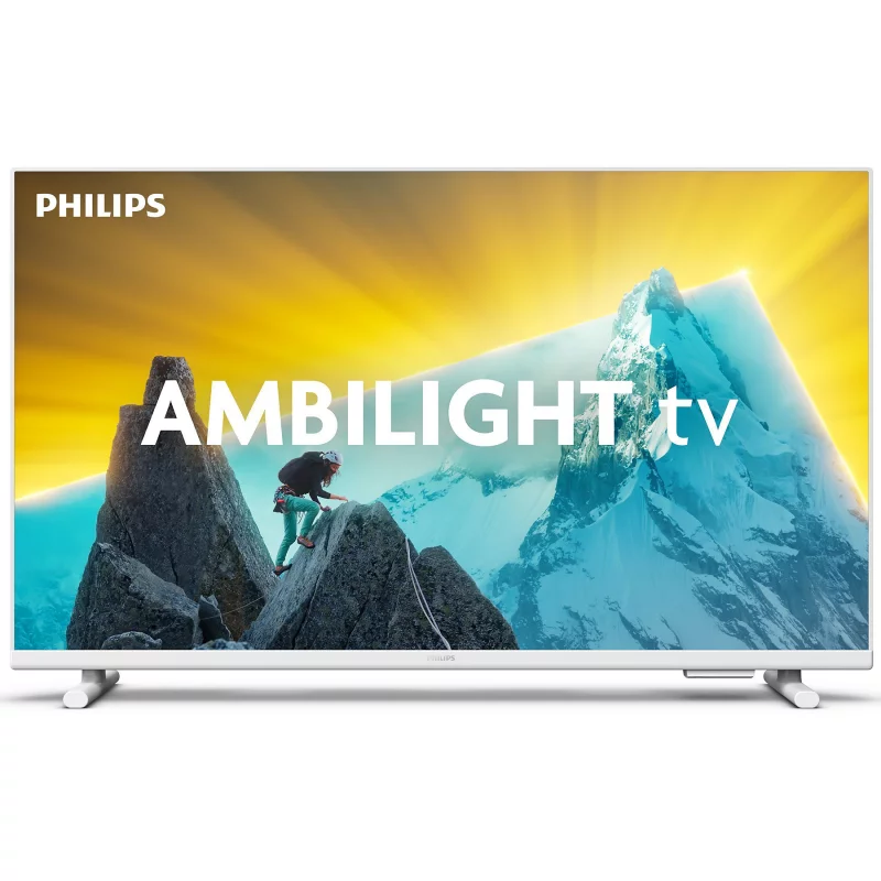 Image : PHILIPS 32PFS6939 Blanc Ambilight TV LED 32'