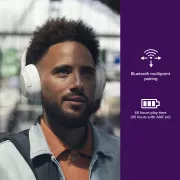 Image : PHILIPS TAH8506WT Blanc Casque