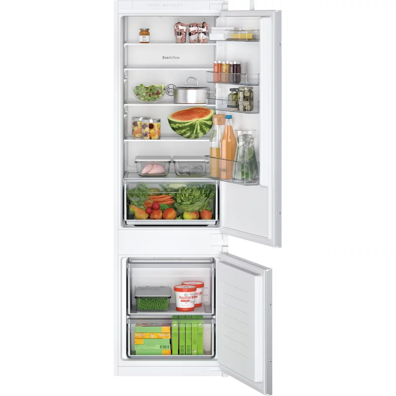 Image : BOSCH KIV87NSE0 Serie 2 Eco Airflow Refrigerateur combine encastrable