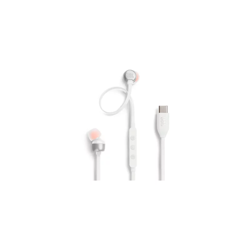 Image : JBL Tune 310 C Blanc Ecouteurs