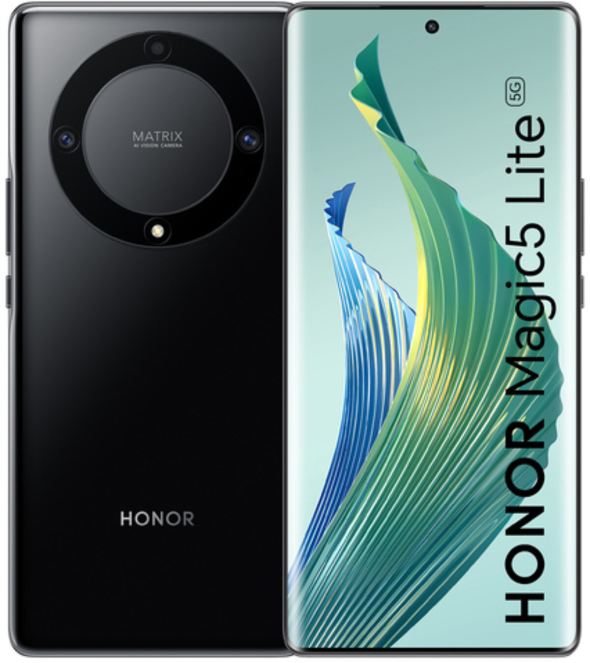 Image : HONOR Magic5 Lite 5G Midnight Black smartphone