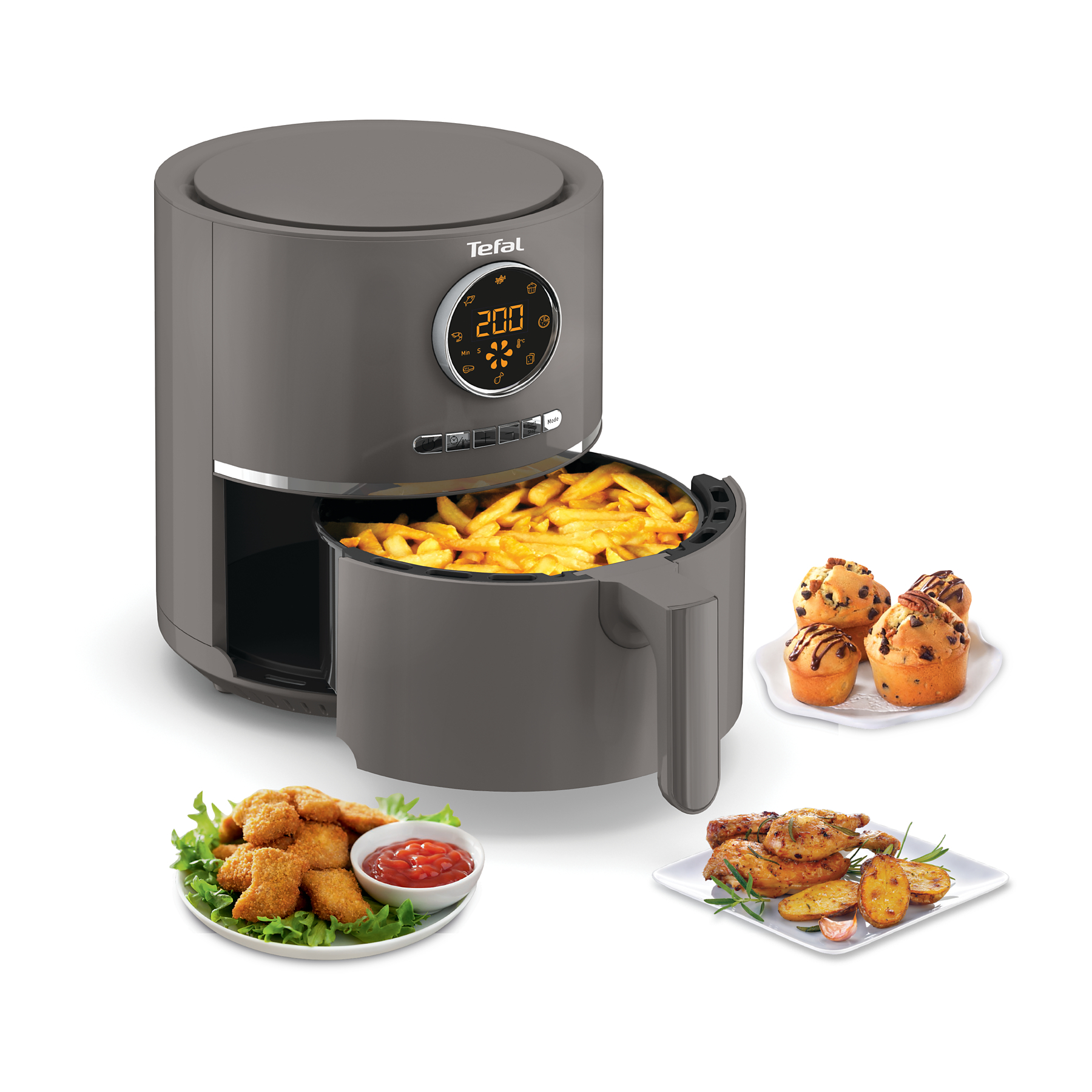 Image : TEFAL Ey111b15 Friteuse Airfryer Ultra Fry