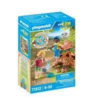 Playmobil 71512 Enfants avec famille de herissons My Life