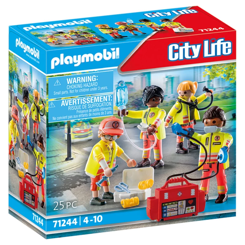 Image : Playmobil 71244 Equipe de secouristes City Life
