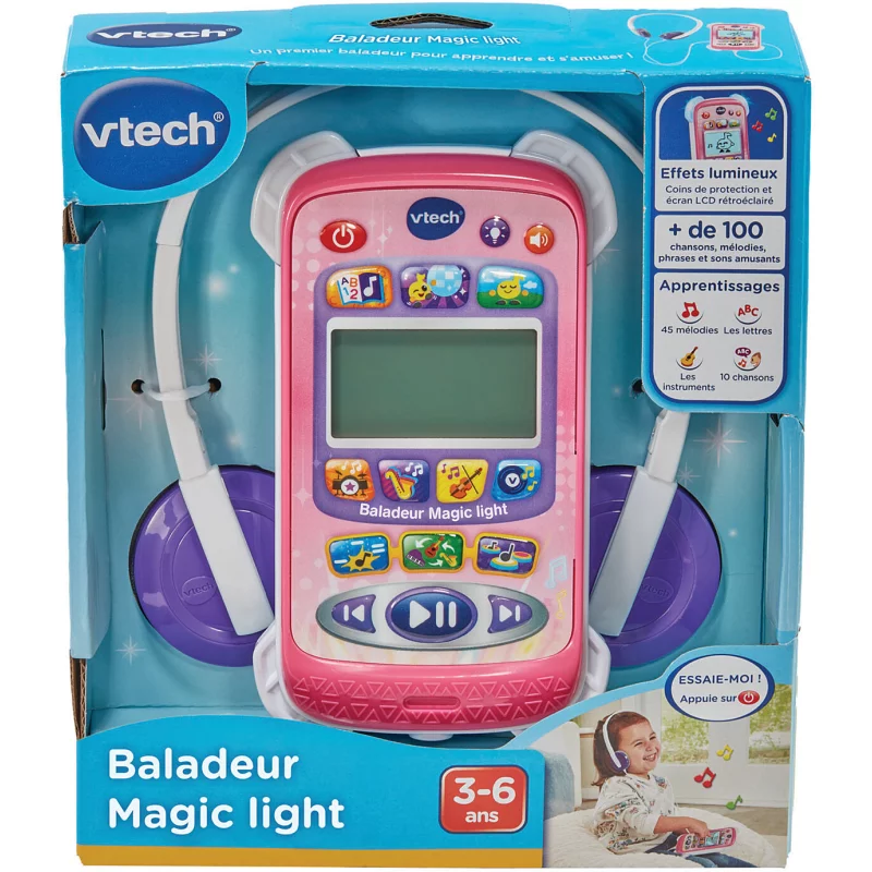 Image : Vtech Baladeur Magic Light Rose