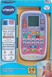 Vtech Smartphone P'tit Genius Magic Light Rose