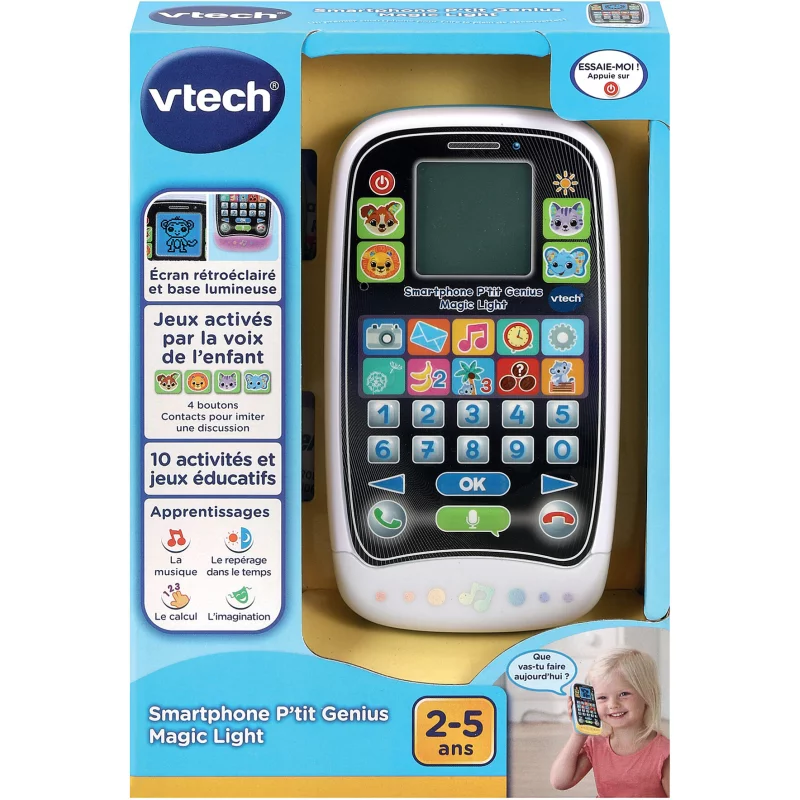 Image : Vtech Smartphone Petit Genius Magic light