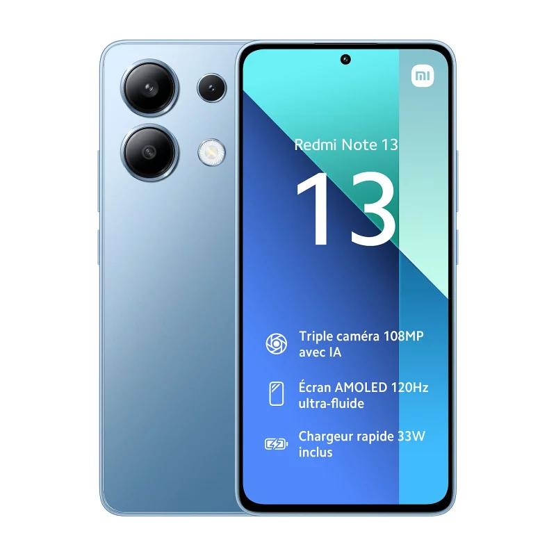 Image : XIAOMI Redmi Note 13 Bleu 6 GO + 128 GO