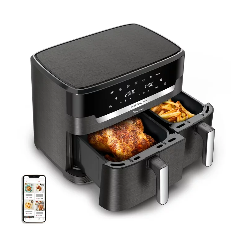 Image : MOULINEX Easy fry Dual XXL 11L EZ942HF0 Friteuse sans huile