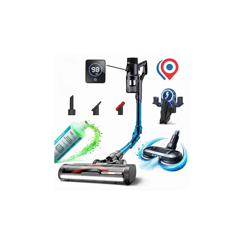 Image : Eziclean Cycloboost FR8 Wash Aspirateur balai sans fil