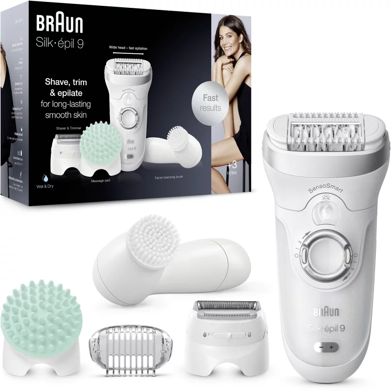 Image : Braun Silk-epil 9 9-865 Epilateur blanc