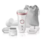 Epilateur electrique Braun Silk Epil 9-880 SensoSmart Blanc et Rose