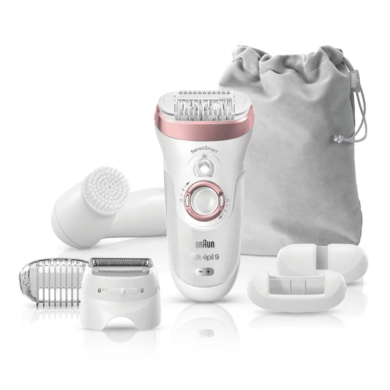 Image : Epilateur electrique Braun Silk Epil 9-880 SensoSmart Blanc et Rose