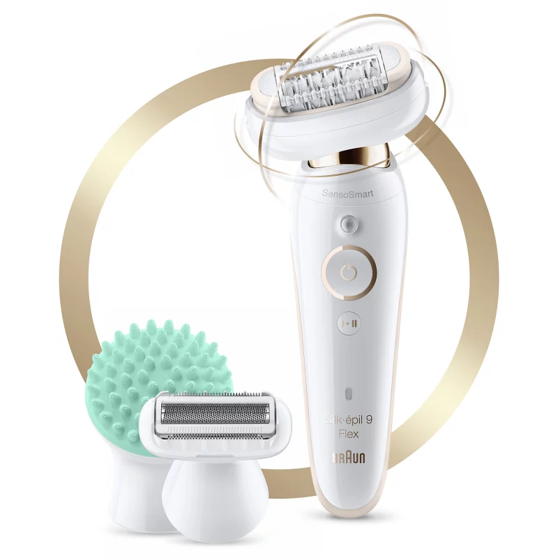 Image : Braun Silk Epil 9 FLEX 9020 Blanc Epilateur electrique