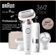 Braun silk-epil 9 flex 9-360 3d rose blanc