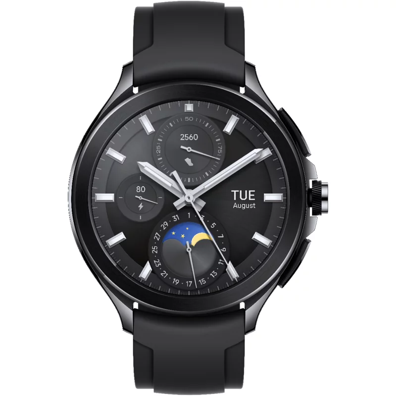Image : Xiaomi Watch 2 Pro bluetooth Boitier noir avec bracelet en noir