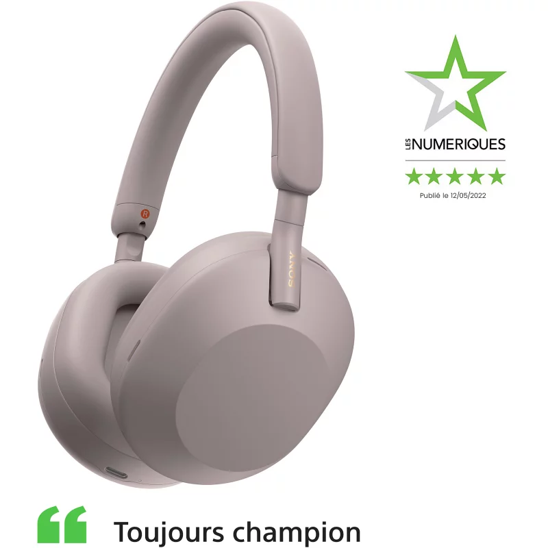 Image : Sony WH1000XM5 Casque audio arceau sans fil Rose