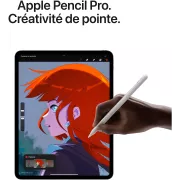 Image : Apple iPad Pro 11' M4 2 To Noir Sidéral Wi-Fi 7ème génération 2024 - MWR83NF/A