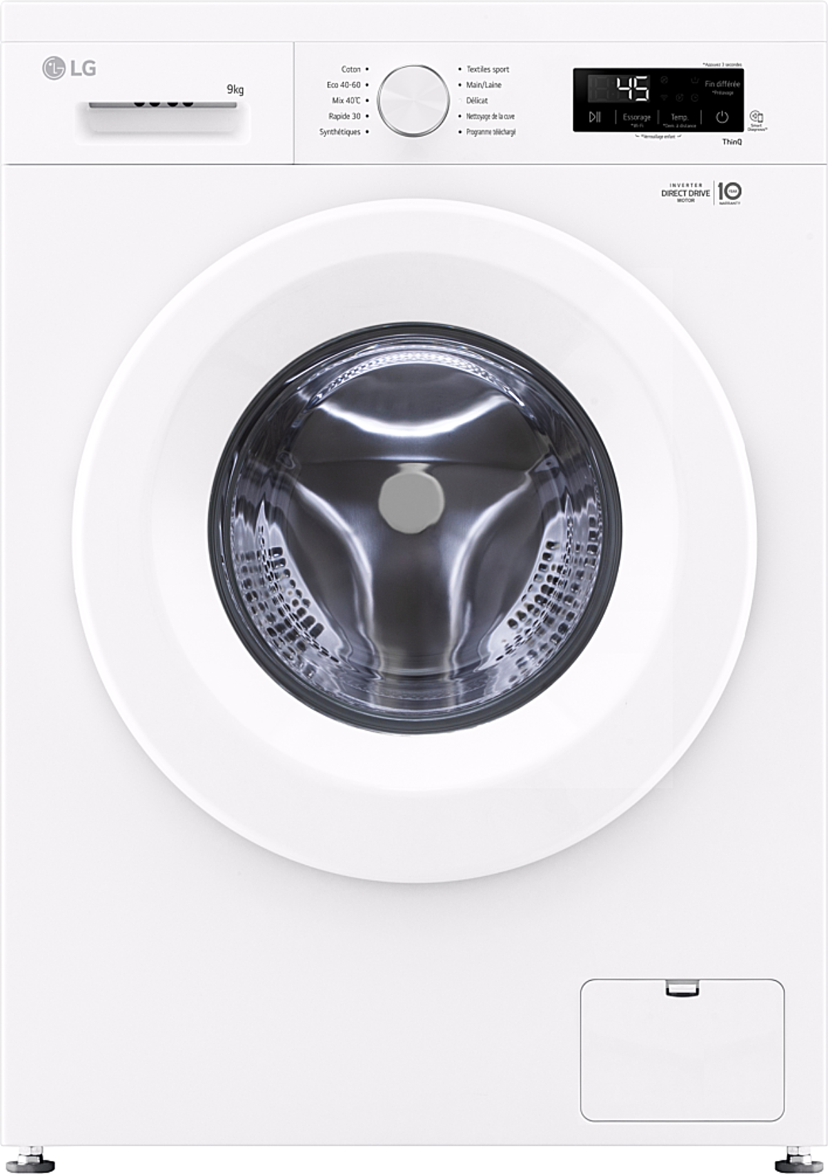 Image : LG F94B13WH Lave-linge 9 kg 1400 tours