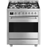 Image : SMEG C7GPX9 Piano de cuisson mixte 70 cm