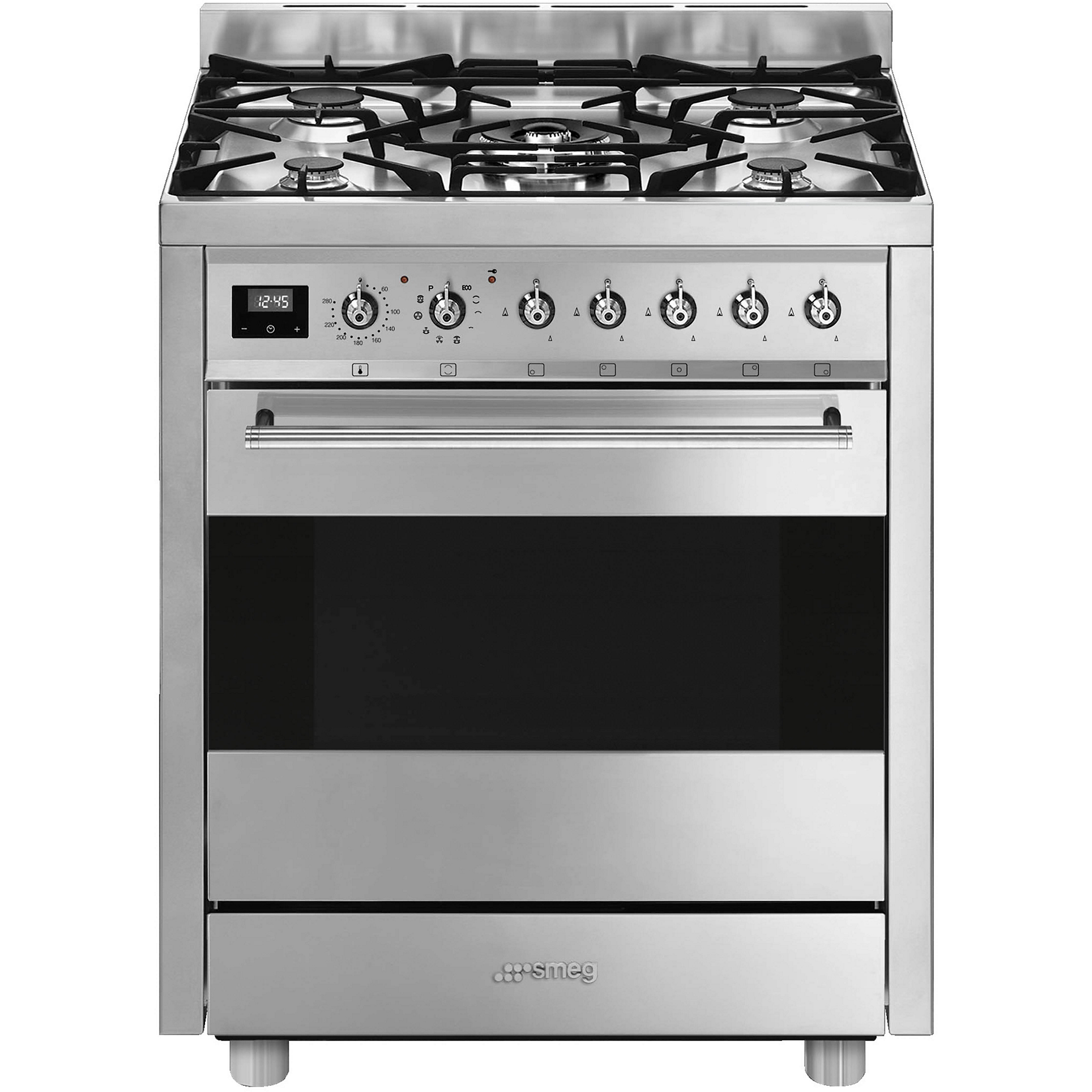 Image : SMEG C7GPX9 Piano de cuisson mixte 70 cm