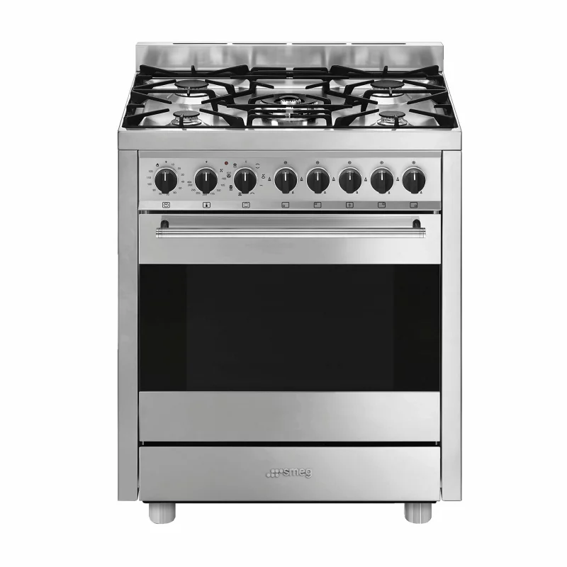 Image : SMEG B71GMX2 Piano de cuisson mixte 70 cm