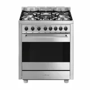 Image : SMEG B71GMX2 Piano de cuisson mixte 70 cm