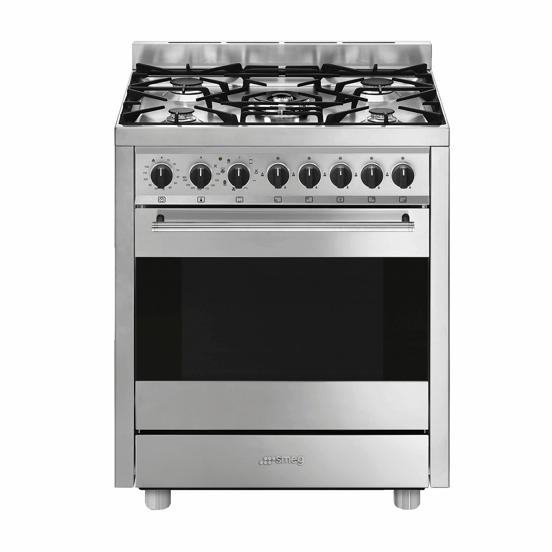 Image : SMEG B71GMX2 Piano de cuisson mixte 70 cm