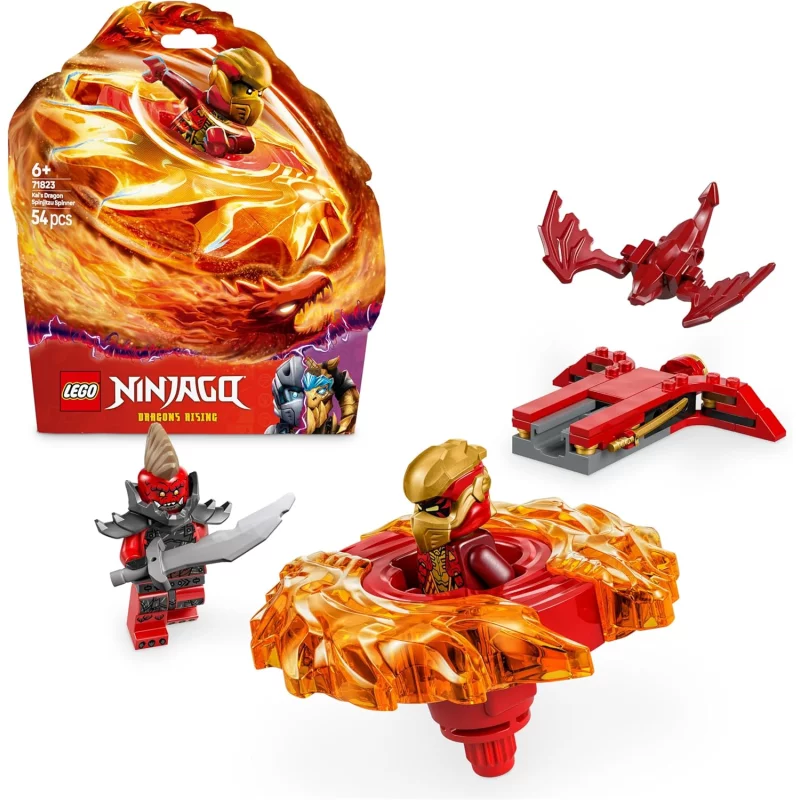 Image : LEGO 71823 La toupie Spinjitzu du dragon de Kai NINJAGO