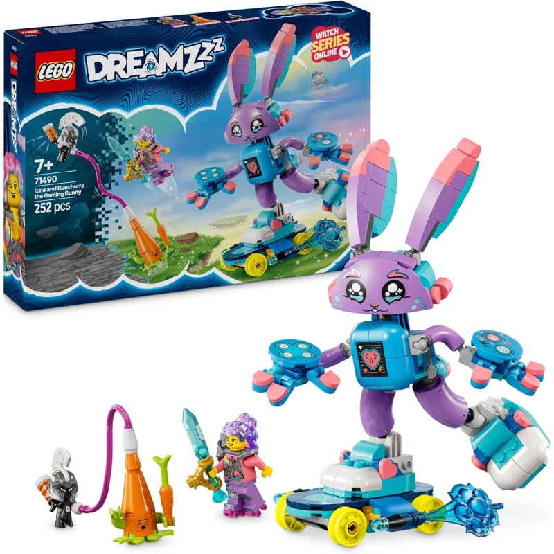 Image : LEGO 71490 Izzie et Bunchurro le lapin joueur DREAMZzz