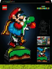 Image : LEGO 71438 Super Mario World Mario et Yoshi