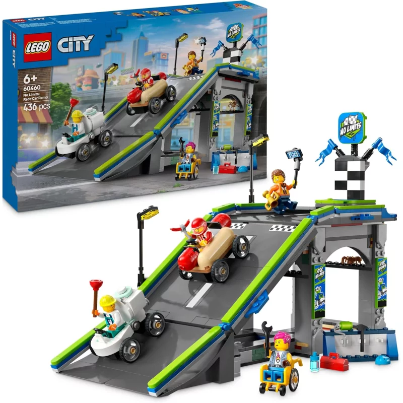 Image : LEGO 60460 Zéro limite: rampe pour bolides de course City