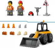 Image : LEGO 60450 La chargeuse de chantier jaune City
