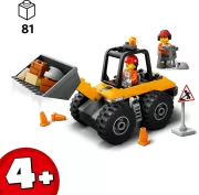 Image : LEGO 60450 La chargeuse de chantier jaune City