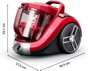 Image : Rowenta Ro4b13ea Aspirateur Traîneau Rouge