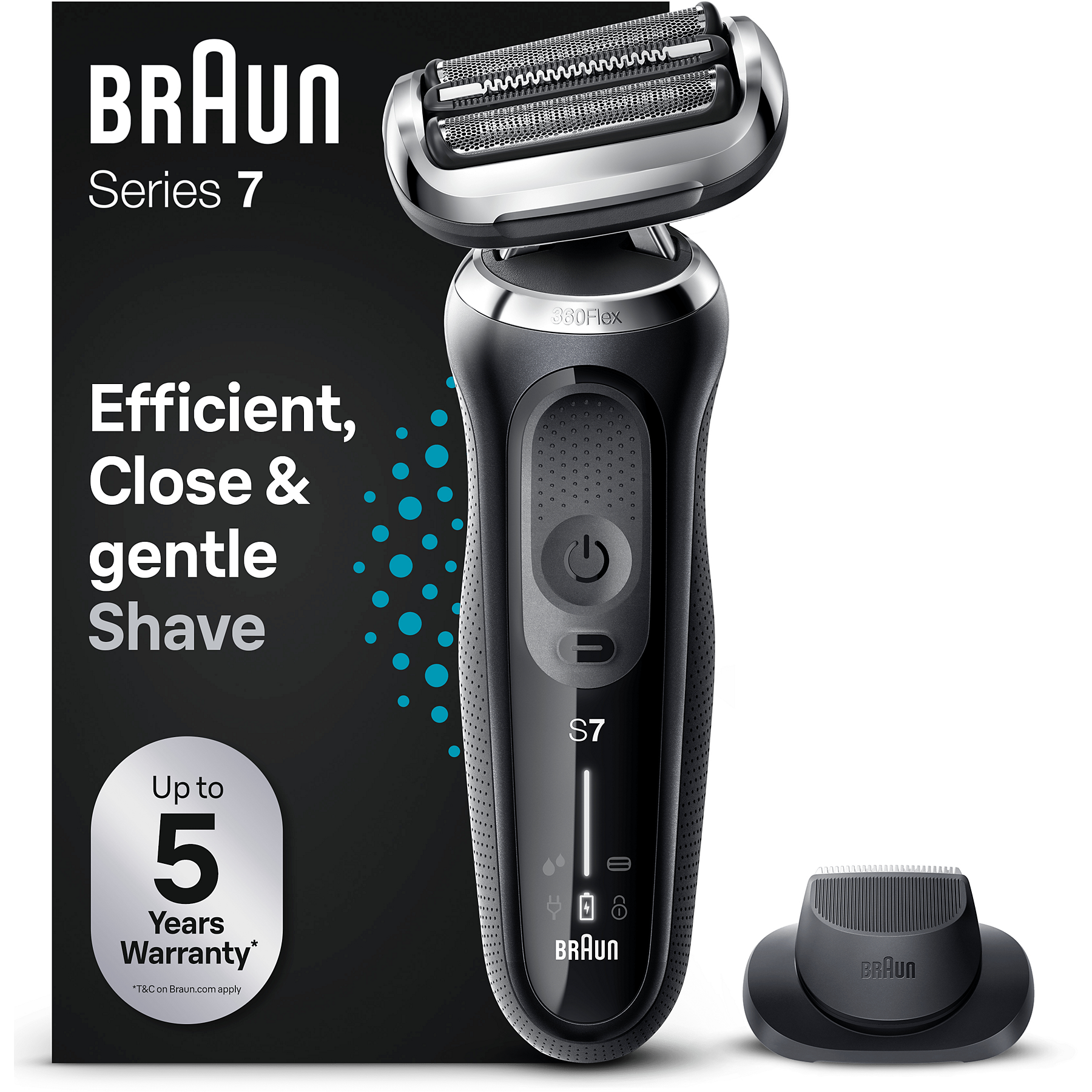Image : BRAUN 71-N1200s Series 7 Rasoir electrique