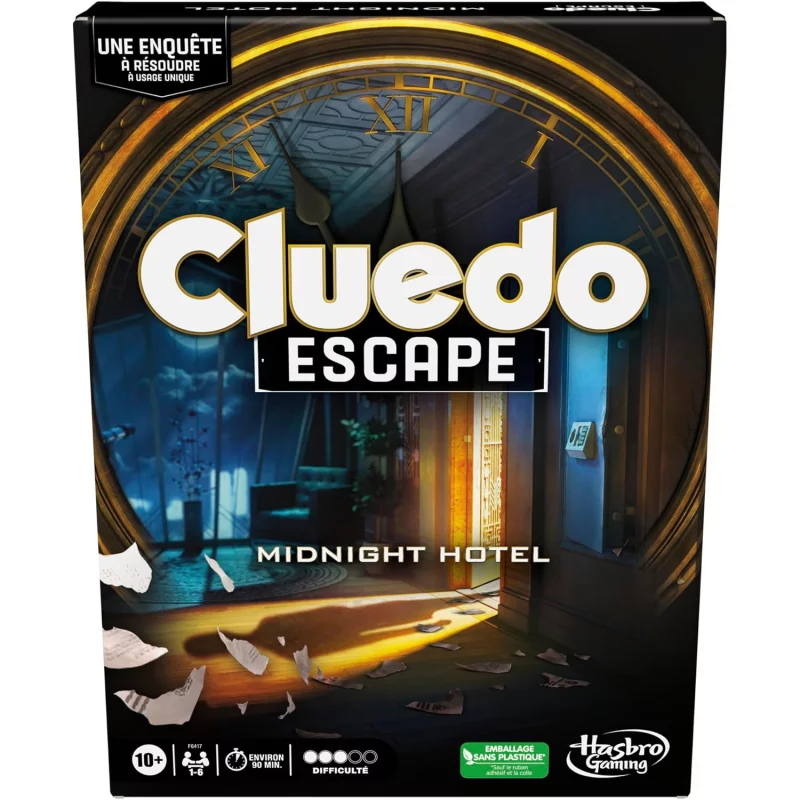 Image : Hasbro Gaming Cluedo Escape Midnight Hotel