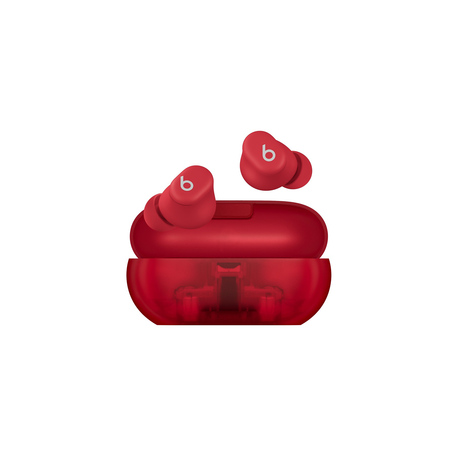 Image : BEATS Solo Buds Rouge transparent Ecouteurs