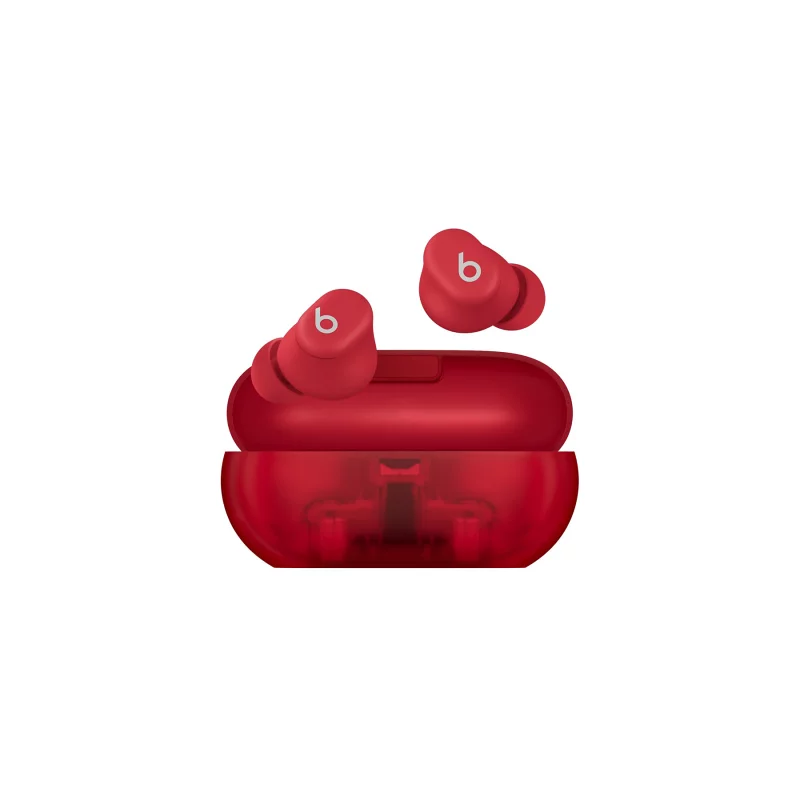 Image : BEATS Solo Buds Rouge transparent Ecouteurs