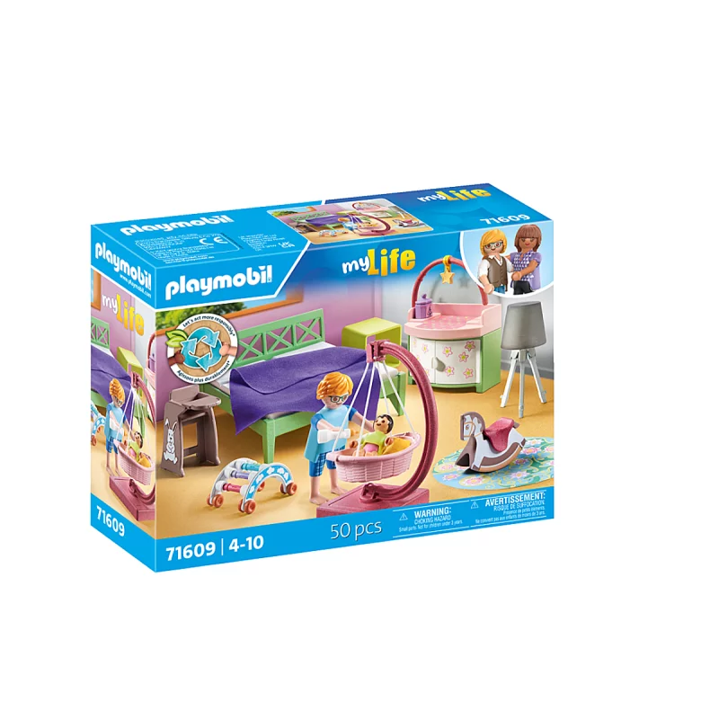 Image : Playmobil 71609 Chambre de Parents avec lit cododo MyLife
