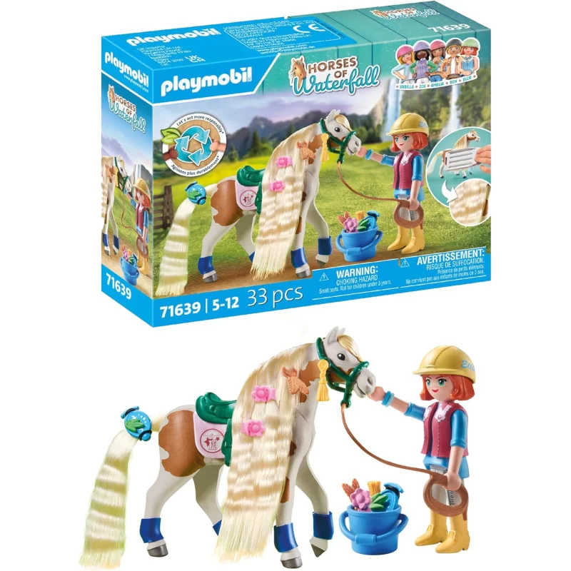 Image : Playmobil 71639 Ellie avec Cheval - Horses of Waterfall