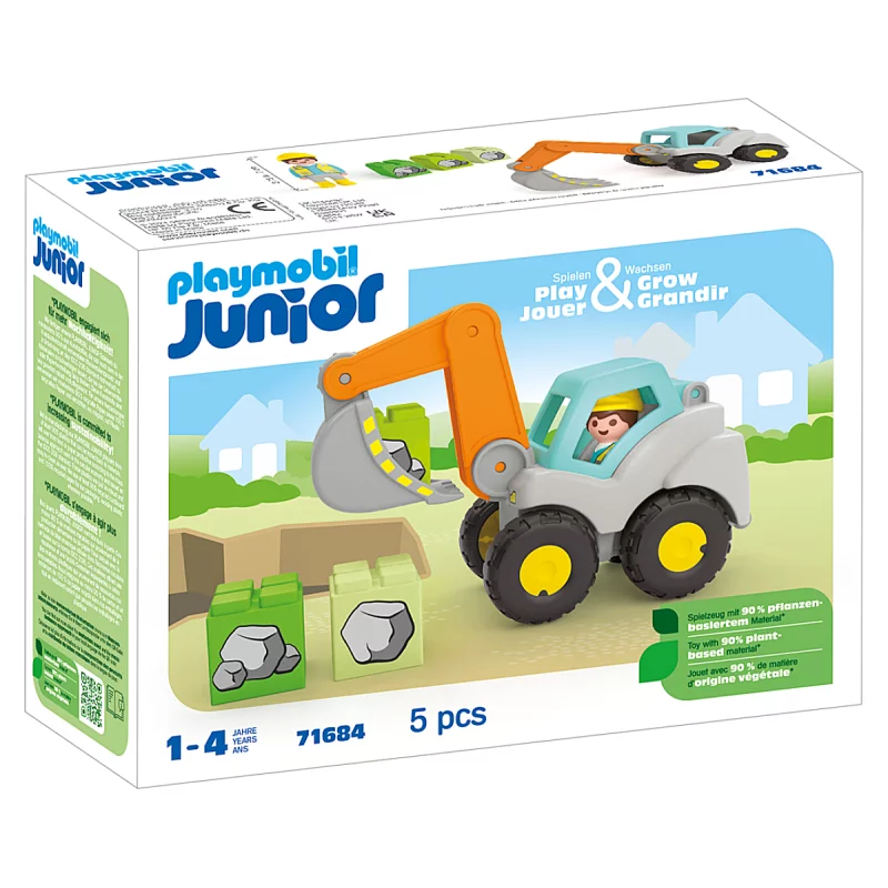 Image : Playmobil 71684 Junior : Pelleteuse