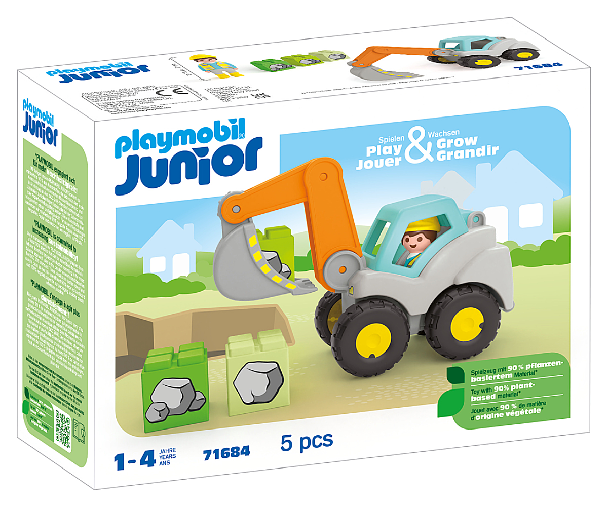 Image : Playmobil 71684 Junior : Pelleteuse