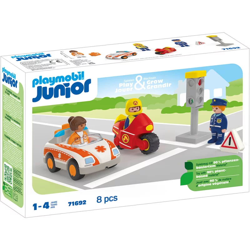 Image : PLAYMOBIL 71692 Junior : Héros du Quotidien