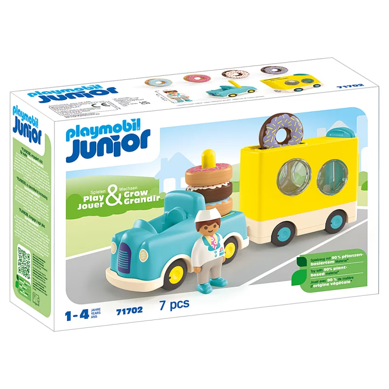 Image : Playmobil 71702 Junior : Camion de Donuts