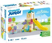 Image : Playmobil 71703 Junior : Aire de Jeux avec Toboggan géant