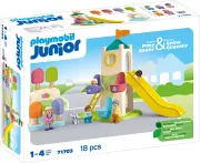 Image : Playmobil 71703 Junior : Aire de Jeux avec Toboggan géant