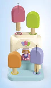Image : Playmobil 71703 Junior : Aire de Jeux avec Toboggan géant