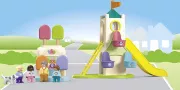 Image : Playmobil 71703 Junior : Aire de Jeux avec Toboggan géant