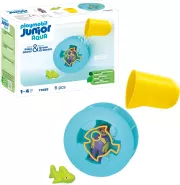 PLAYMOBIL 71688 Junior Aqua : Roue Aquatique avec bébé Requin